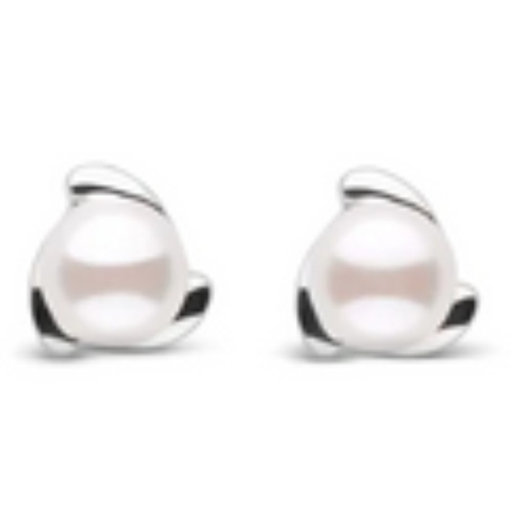 14K White Gold Akoya Peral Earrings